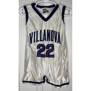 NCAA Baby Villanova College One Piece Basketball Jersey Silver Blue Size 12M New